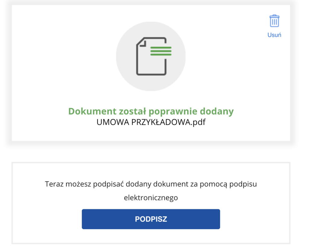 dodawanie dokumentu