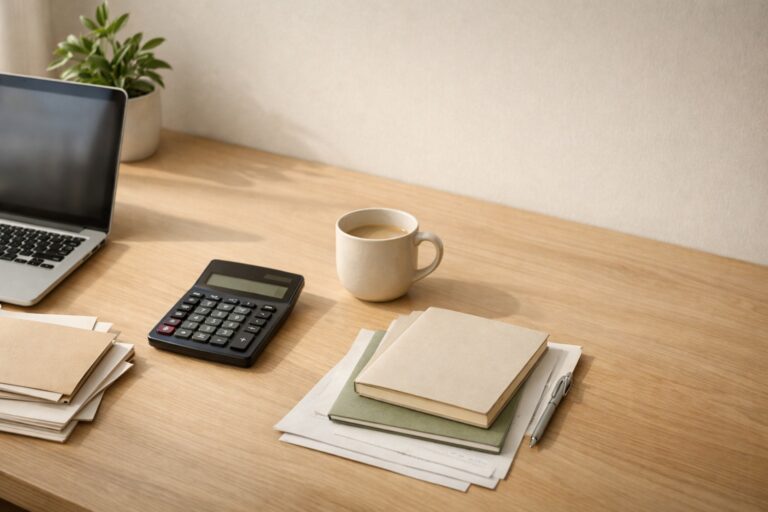 Kalkulator brutto netto Irlandia na tle dokumentów płacowych i kalkulatora